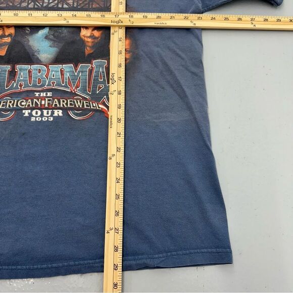 Vintage 2003 Alabama Music American Farewell Tour T Shirt Country Music - Picture 3 of 7